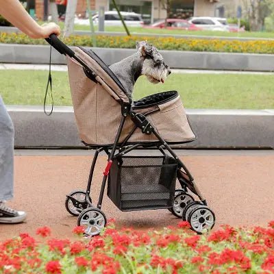 Poussette pour Chien - PetStroller™ - Beige - Toutou trop chou