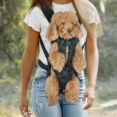 Sac à Dos pour Chien - PetCarrier™ - Noir - Toutou trop chou