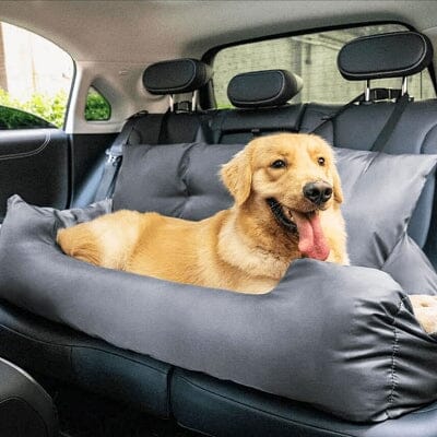 SIEGE AUTO POUR CHIEN - CarrierTravelDog™ - Gris - Toutou trop chou