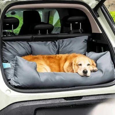 SIEGE AUTO POUR CHIEN - CarrierTravelDog™ - Gris - Toutou trop chou