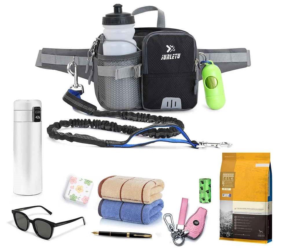 Laisse mains libres pour Chien - WaistBag™ - Toutou Trop Chou