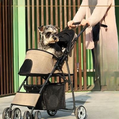 Poussette pour Chien - PetStroller™ - Beige - Toutou trop chou