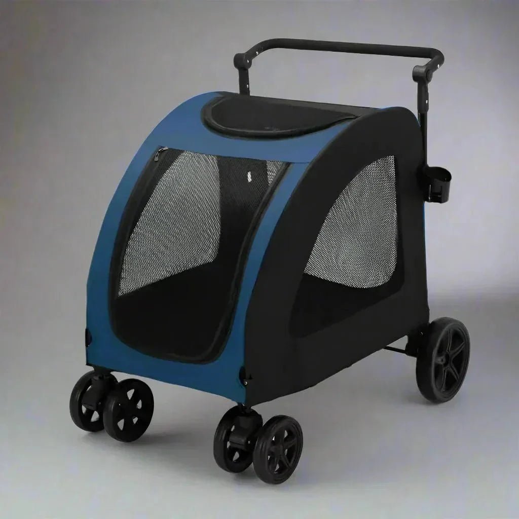 Poussette pour Chien - StrollyPet™ - Bleu - Toutou trop chou