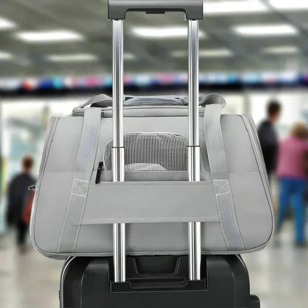 Sac de Transport pour Chien - DogCarrierBag™ - Gris - Toutou trop chou