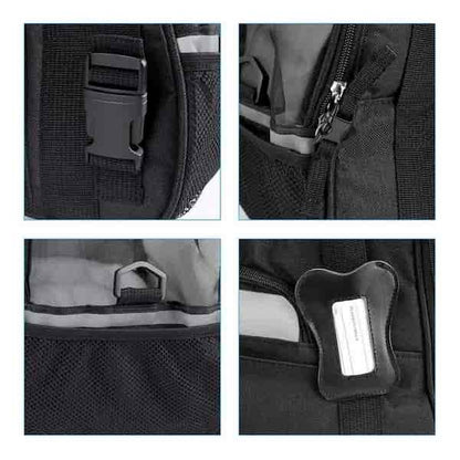 Sac de Transport pour Chien - DogCarrierBag™ - Noir - Toutou trop chou